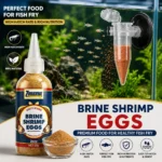 Premium Decapsulated Brine Shrimp Eggs ZORILYNX 50g No Hatch Needed, Direct Feeding High Protein Food for Tropical Fish Fry