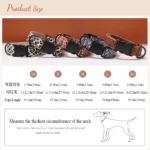 1pc Customizable Leopard Print Pet Collar with Name, Pet Gift - Image 5