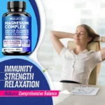 Holucks High Absorption Magnesium Complex Capsules - Dietary Supplement for Muscle, Bone, Nerve Health, Non-GMO - 120 Capsules - Image 3