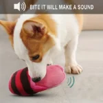 Durable Plush Squeaky Slipper Chew Toy Colorful Cartoon Dog Toys Animal Bite-Resistant Soft Interactive Pet Play Pet Supplies - Image 4