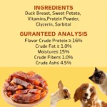 200g/400g(7.05oz/14.1oz) Dog Treats For Small, Medium, & Large Dog - Duck Sweet Potato, Healthy, Easily Digestible, - Image 5