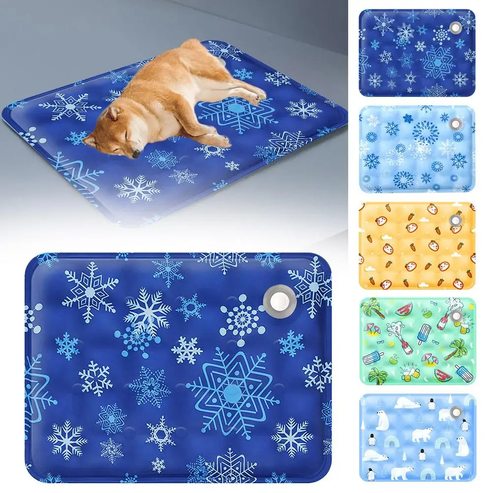 kf-Sc5972a701ba44169a40406516508f77a9 Summer Pet Ice Cushion Cat Dog Cooling Soft Ice gel Pet Cushion Cat Cool Cushion Pet Ice Nest Cool Ice Cushion - Image 1