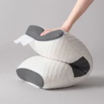 1pc/2pcs Soft Neck Pillow, Adjustable Ergonomic Orthopedic Contour Support, High Quality Pillow Core, For Sleeping Comfort - Image 5