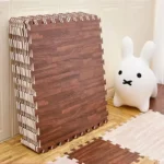 Puzzle Mat 12PCS 30x30cm Foam Play Mats Rug Baby Game Mat Baby Activity Gym Puzzle Mat Wood Grain Floor Mat Kids Carpet Play Mat - Image 2
