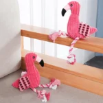 Animal Shape Squeaky Toys Plush Dog Toy Cute Bite Resistant Corduroy Dog Toys for Small Large Dogs Puppy Pet Dog Accessories - Image 5