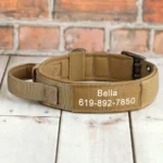 Custom Military Dog Collar Personalized Tactical Nylon Accessories Collar Adjustable Medium Large Dogs German Shepherd Collars - Image 5