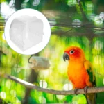 Bird Bath for Cage Transparent Parrot Bathtub with Drawer Lightweight Hanging Bird Shower Bath Tub for Parakeets Cockatiels - Image 10