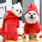 Fleece Dog Clothes Cosplay Pet Hoodies Winter Warm Dog Coat Jacket For Small Dogs Jumpsuits Chihuahua Yorkie Clothes Pet Apparel - Image 3