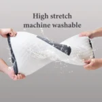 1pc/2pcs Soft Neck Pillow, Adjustable Ergonomic Orthopedic Contour Support, High Quality Pillow Core, For Sleeping Comfort - Image 4