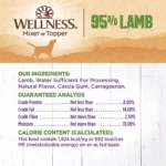 95% lamb natural wet grain free dog food in 13.2 oz cans pack of twelve - Image 10