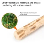 Natural Coffee Wood Dog Chew Toys Long Lasting Chewable Stick Dogs Supplies Stress Relief Chew Stick Pet Molar Toy for Puppy - Image 4