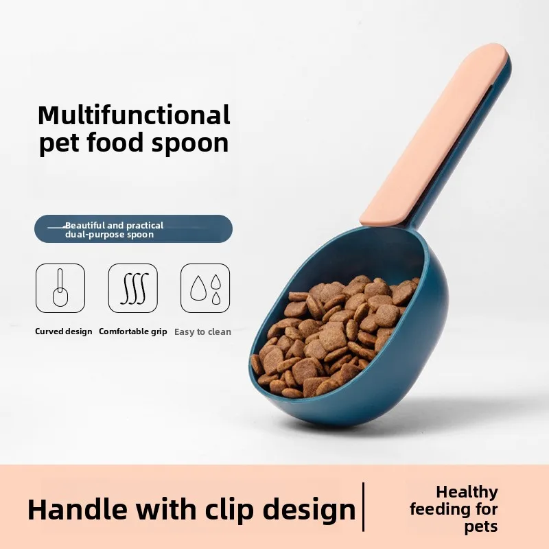 kf-Scbb4544f98044d3b89d25e0def45325cv Leak Proof Portable Eco Friendly Fashion Pet Food Scoop Multifunctional Sealed Cat Dog Food Storage Bucket For Outdoor Travel - Image 1