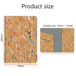 Cork Passport Holder Wood Grain Leather Passport Case Portable Card Bag - Image 3