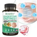 Digestive Enzyme Supplement - Prebiotics+Probiotics (10B CFU), Gut Health, Nutrient Absorption, Support Immune & Digestive