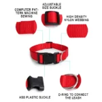 Personalized Dog Collar Custom Pet Customized ID Collar Name and Phone Number Nylon Necklace Small Medium Large Accessories - Image 5