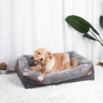 Large Dog Bed Soft Comfortable Anti Allergy Warm Fleece Removable Washable Cover Pet Bed Waterproof - Image 3