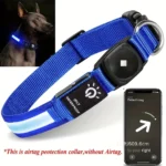 Led Dog Collar For Apple Airtag Finder WaterProof Light USB Chargeable Airtag Collar Pet Accessories for Puppy Medium Large Dogs - Image 2