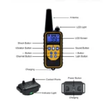Electric Dog Training Collar Waterproof Dog Bark Collar Pet With Remote Control Rechargeable Anti Barking Device All Size Dogs - Image 6