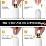 Dog Nail Grinder Head Wheel Replacement Trimmer Electric Clipper Pet Paws Grooming Pet Nail Grinder Head Accessories Tools - Image 6