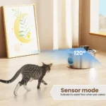 108 oz/3.2L Stainless Steel Cordless 5V Cat Dog Pet Drink Water Fountain Rechargeable Automatic Water Feeder Motion Sensor Bowl - Image 5