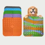 Pet Silicone Lick Mat Dog Slow Feeding Plate Bath Distraction Sucker Mat Pet Training Feeding Supplies - Image 3