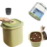 Large-capacity pet food storage bucket Vacuum-sealed moisture-proof mould-proof cat food and dog food storage bucket