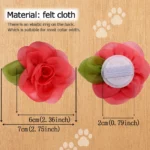 50/100ps Flower-Collar Slidable Pet Dog Bowties For Dogs Collar Accessories Flowr Bow Tie For Small Dog Cat For Dog Accessories - Image 6