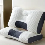 1pc/2pcs Soft Neck Pillow, Adjustable Ergonomic Orthopedic Contour Support, High Quality Pillow Core, For Sleeping Comfort