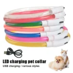 3 Modes Usb Dog Luminous Charge Collar Led Cat Dogs Collars Detachable Night Led Glow Dog Loss Prevention Collar Pet Accessories - Image 3