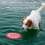 Portable Eva Dog Noctilucent Frisbee Soft Bite Resistant Pet Training Toys Flying Disc For Small Medium Large Dogs - Image 2