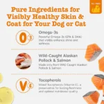 8.5 Fl Oz Omega-3 Blend Pollock+Salmon Oil Supplements for Dog Cat Omega 3 Wild Alaskan Fish Oil Supplement for Pets Health Care - Image 4