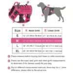Adjustable No-Pull Tactical Dog Harness with Handle for Large Dogs - Reflective Vest for Labrador Retriever, Siberian H - Image 2