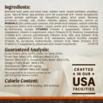 Premium Grain Free Dry Adult Dog Food, Wholesome And Natural Kibble, Real Beef And Sweet Potato, 10.0 lb. Bag - Image 6