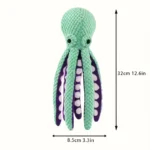 Pet plush octopus toy interactive sound anti-demolition home large and small dog boredom companion dog toy - Image 2