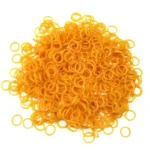 200pcs Pet Puppy Dog Cat Hair Bows Yellow Rubber Bands Elastic for Dog Groming Bows Topknot Dog Accessories Pet Supplies - Image 3