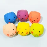 Pet Biting Toys Cartoon Latex Squeaky Dog Toys Soft Bite Resistant Pig Pet Squeaky Toys Colorful Doy Molar Self Happy - Image 6