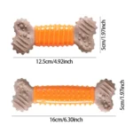Dog Pet Toy Self-Entertainment TPR Bone-Shaped Chew Stick, Chew-Resistant Puppy Small Dog Chew Toy, 1PC - Image 2