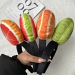 vegetable Fruit snack Simulated Food Hair Hoop Personality Vegetable Hamburg Hotdog Headband Ice Cream Bread Daily - Image 4