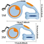 3m 5m Nylon Dog Leash Automatic Retractable Durable Cat Lead Extending Puppy Walking Running Traction Roulette For Small Dogs - Image 2