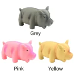 1PC Rubber Sound Pig Grunting Squeak Latex Pet Chew Toys for Dog Squeaker Chew Training Puppy Supplies Pet Products - Image 5