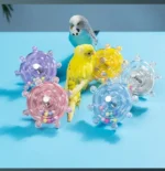 Interactive Parrot Toy Bird Cage Toy for Parrots Rotating Treat Dispenser, for Mental Stimulation and Entertainment - Image 2