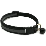 Reflective Cat Collar Adjustable Buckle Neck Ring Necklace Bell Pet Products Safety Nylon Colla collar para gatos - Image 6