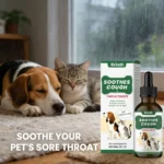Pets Herbal Throat-Moistening Nutritional Liquid Soothing Throat Support Respiratory Health Aid Digestion Dogs Care Supplements - Image 3