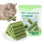 Cat Grass Teething Sticks Chew Toy Gentle Healthy Hairball Removal Cat Grass Stick Pet Snacks Teeth Grinding Stick - Image 6