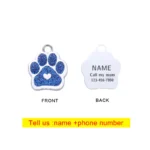 Custom Logo Pet Dog Tag Personalized Cat and Dog Keychain Anti-Lost Pet ID Tag Pendant Pet Supplies Wholesale - Image 4