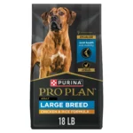 Dry Dog Food for Large Adult Dogs High Protein with Real Chicken and Rice 18 lb Bag