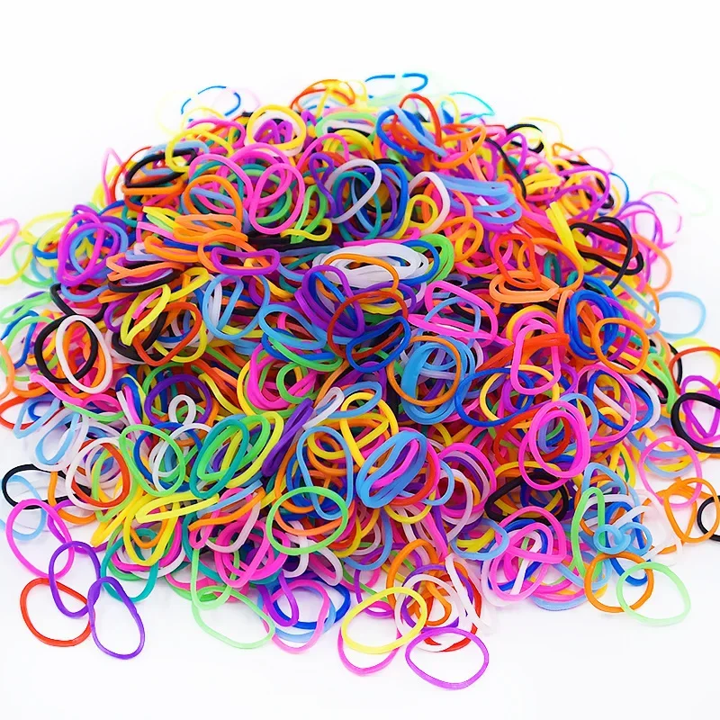 kf-Sef5dbf43ab434387afae32fe3421e91an 1000pcs/pack Elastic Pet Grooming Rubber Band Dog Headwear Teddy DIY Hair Bows Grooming Hairpin Hair Accessories - Image 1