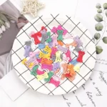 100/200pcs Dog Hair Clips Multicolor Barrettes Small Bone Snap Hair Clips for Dogs Cat Pet Grooming Bows Hair Accessories - Image 3