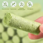 Cat Grass Teething Sticks Chew Toy Gentle Healthy Hairball Removal Cat Grass Stick Pet Snacks Teeth Grinding Stick - Image 2