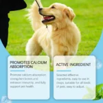 Strong Bones Pet Vitamin Supplement Drops Promote Calcium Absorption Boost Immunity Enhance Vitality Dietary Supplement Drops - Image 2